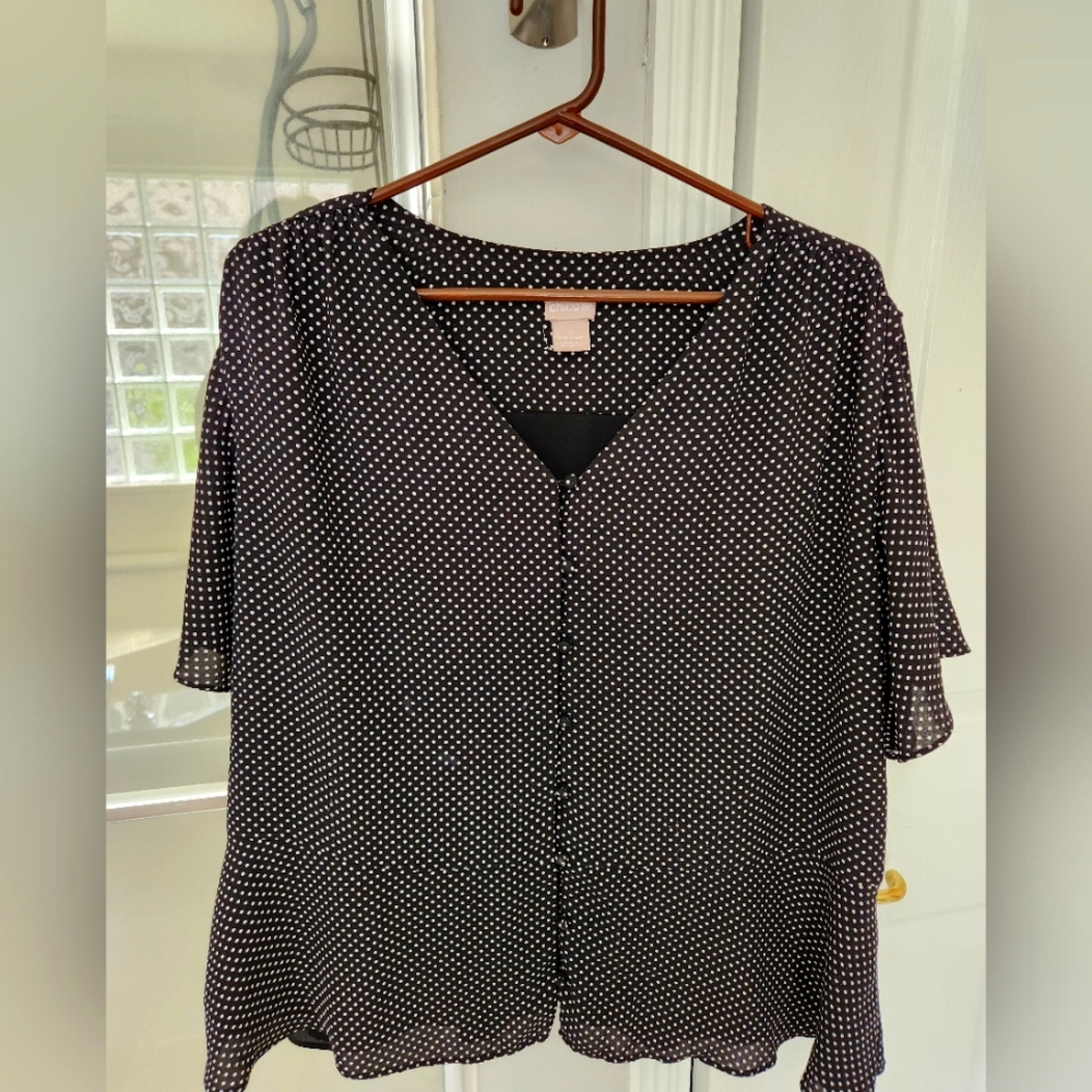 FINAL PRICE BEFORE DONATION CHICOS 3 BUTTON DOWN